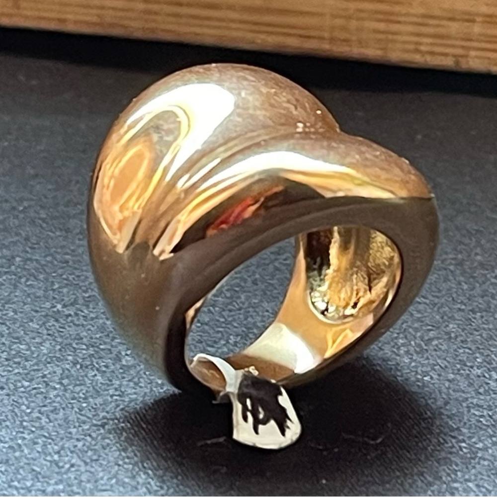 FASHION JEWELRY RING STAINLESS STEEL WOMEN'S ROSE GOLD COLOR SIZE 8
